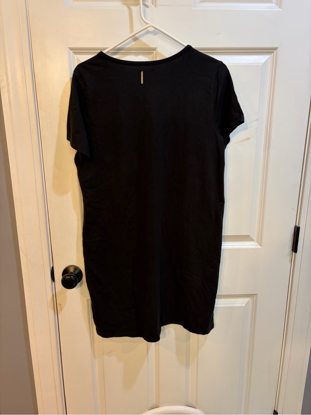 Michael Kors Black Tee with Gold Logo Print - Picture 4 of 6